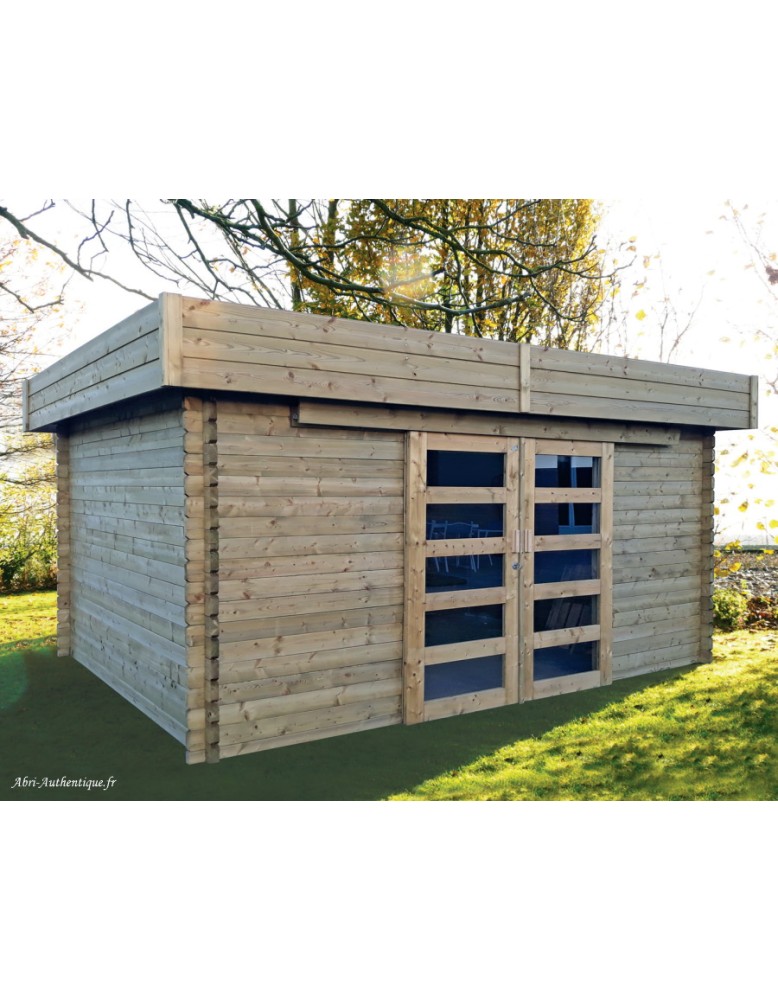 Abri de jardin en bois, Viborg, 13,71 m², 40 mm, Solid, achat, pas cher