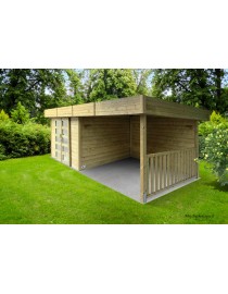 Abri de jardin en bois, Arhus, 8,17 m², 28 mm, Solid, achat, pas cher