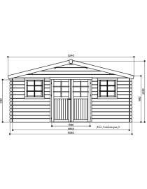 Abri de jardin en bois, Zürich, 19,71 m², 28 mm, Solid, achat, pas cher