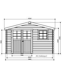 Abri de jardin en bois, Salzburg, 11,56 m², 34 mm, Solid, achat, pas cher