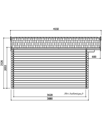 Abri de jardin en bois, Morzine, 12,73 m², 40 mm, Solid, achat, pas cher