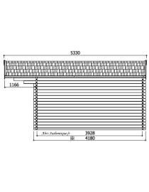 Abri de jardin en bois, Chambery, 19,98 m², 40 mm, Solid, achat, pas cher