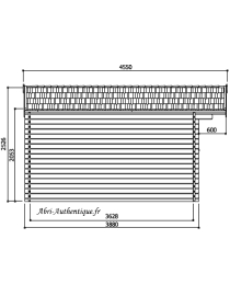 Abri de jardin en bois, Tignes, 16,22 m², 40 mm, Solid, achat, pas cher