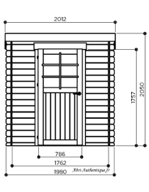 Abri de jardin en bois, Passau, 3,92 m², 19 mm, Solid, achat, pas cher