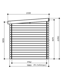 Abri de jardin en bois, Passau, 3,92 m², 19 mm, Solid, achat, pas cher