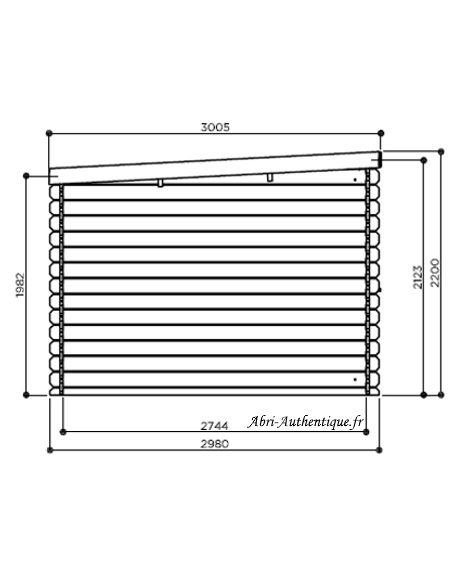 Abri De Jardin En Bois Autoclave Avec Terrasse, Rohan, 19,82 M², 28 Mm ...