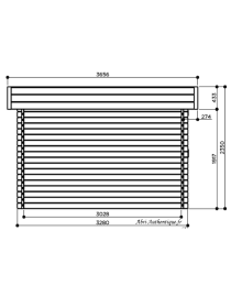 Abri de jardin en bois, Viborg, 13,71 m², 40 mm, Solid, achat, pas cher