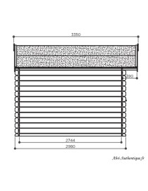 Abri de jardin en bois, Sologne, autoclave, 8,88 m², 28 mm, Solid, achat, pas cher