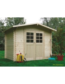 Abri de jardin en bois 28mm, Laval, 1 porte, Solid, pas cher, achat, vente